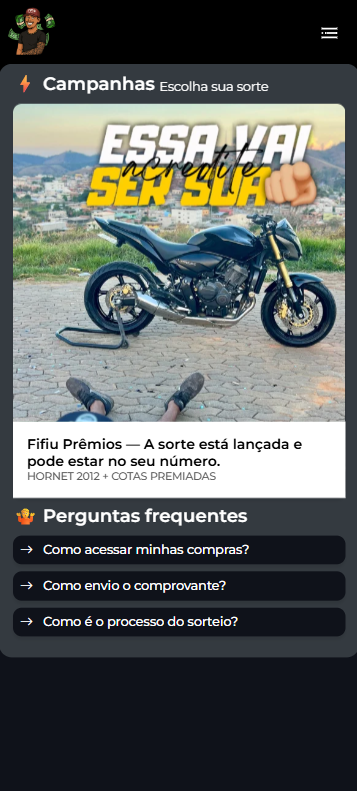 KV da Sorte - Sistema de Rifas